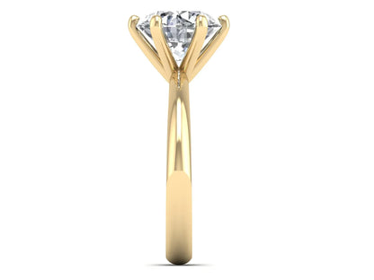 2ct Classic Solitaire Diamond Ring