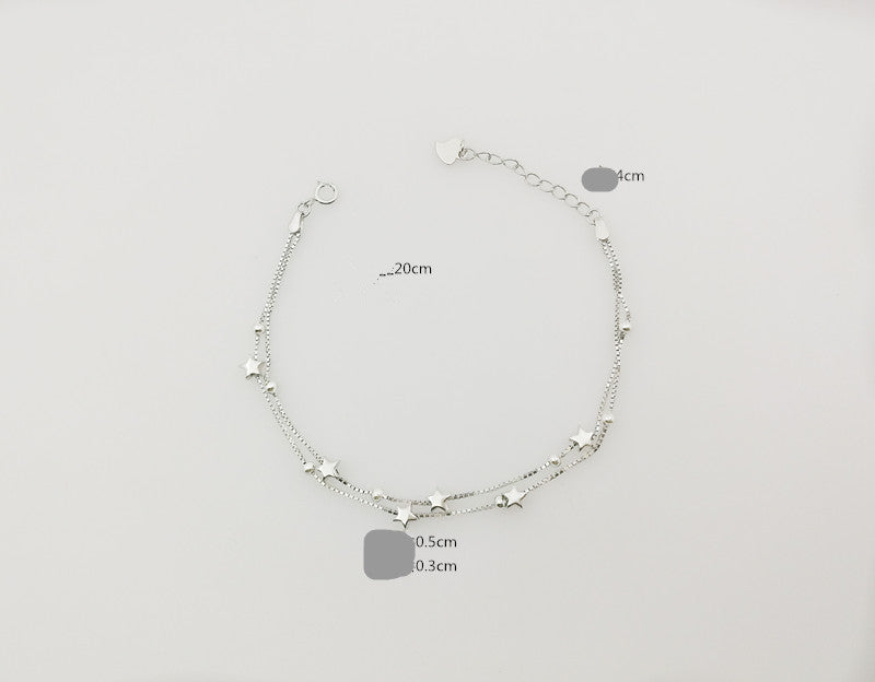 Silver Star Bracelet