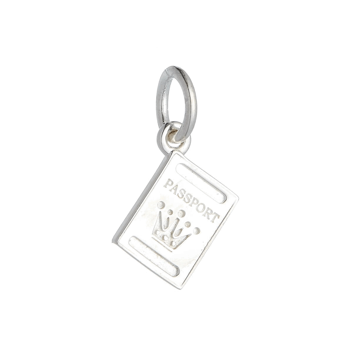 Passport Personalised Silver Charm
