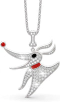 Diamond Necklace Women 1 Carat Pendant 925 Sterling Silver Jewelry Gift
