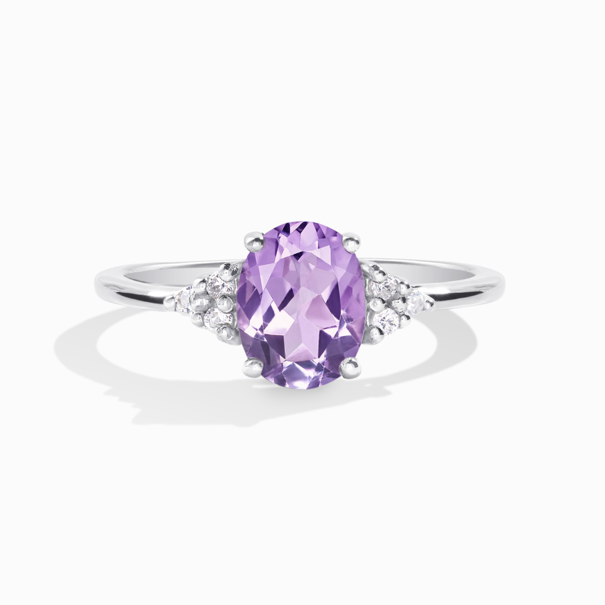 Lavender Amethyst Ring in Sterling Silver