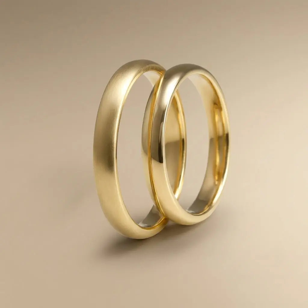 3mm Gold Wedding Band – Classic Lyra – 9ct/14ct/18ct Gold
