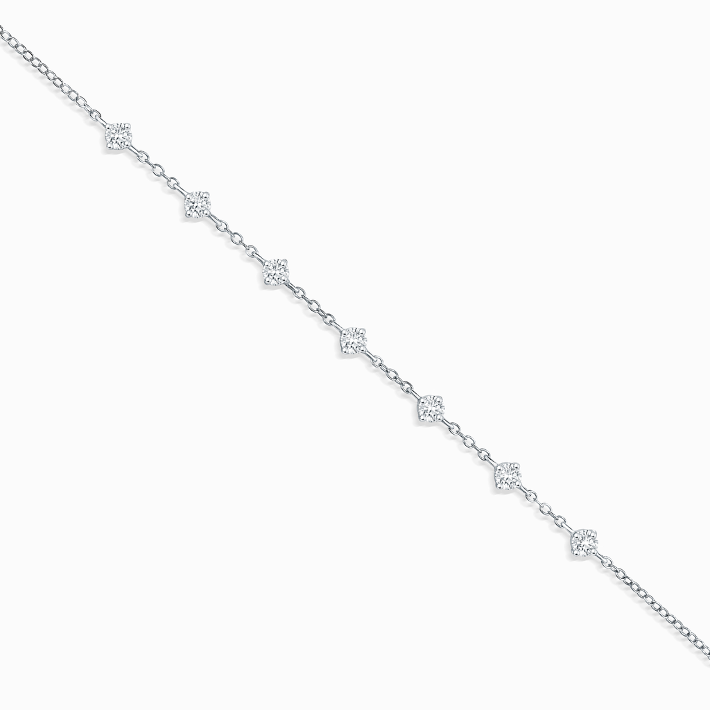 Moissanite Bracelet in Sterling Silver