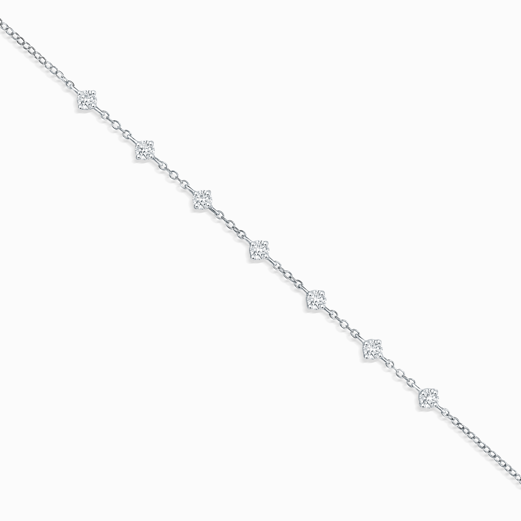 Moissanite Bracelet in Sterling Silver