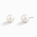 Freshwater Pearl Stud Earrings in Sterling Silver