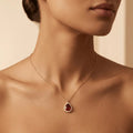 14ct/14K Gold Ruby Necklace – Ruby Glow Teardrop