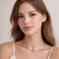 Catalina Luxe Silver Choker Necklace