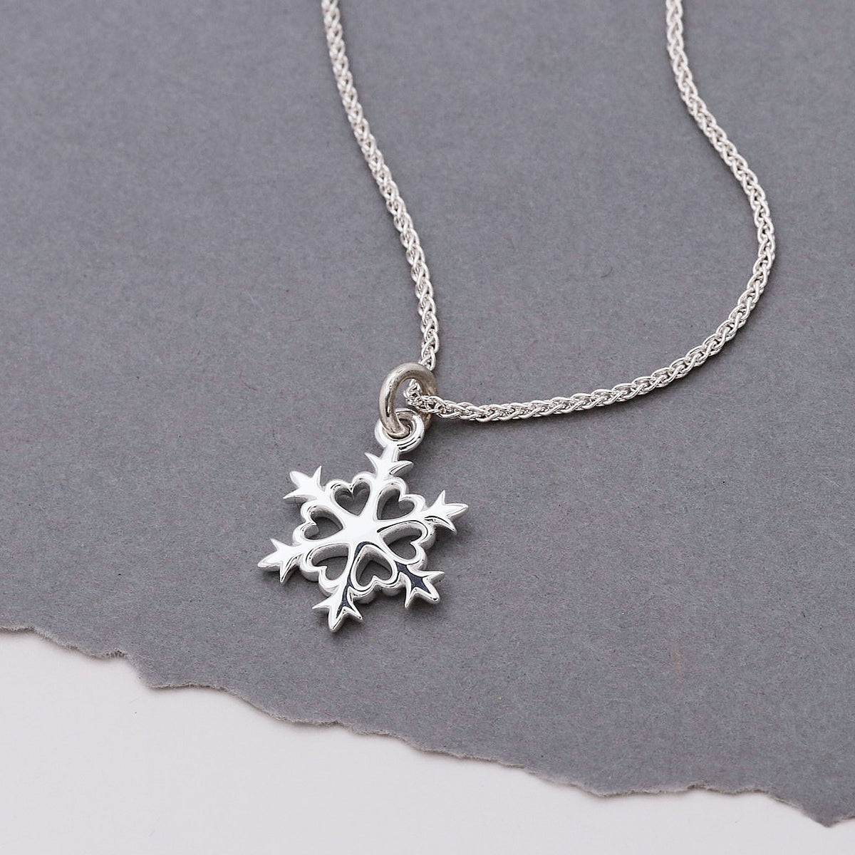 Snowflake Silver Charm