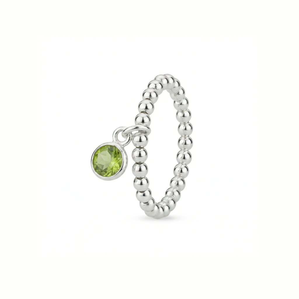 Peridot August Birthstone Jewellery Set | Bracelet & Ring