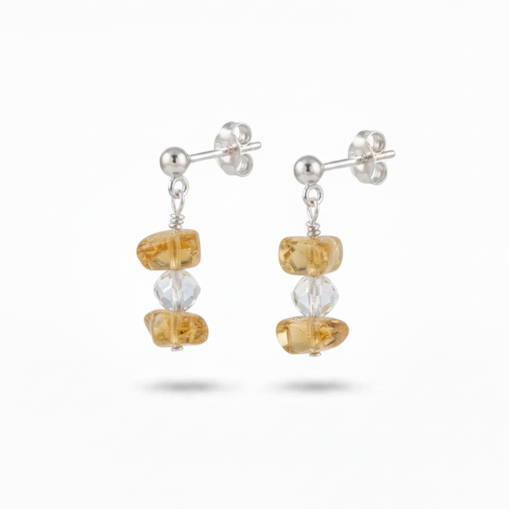 Citrine Bracelet and Earring Set