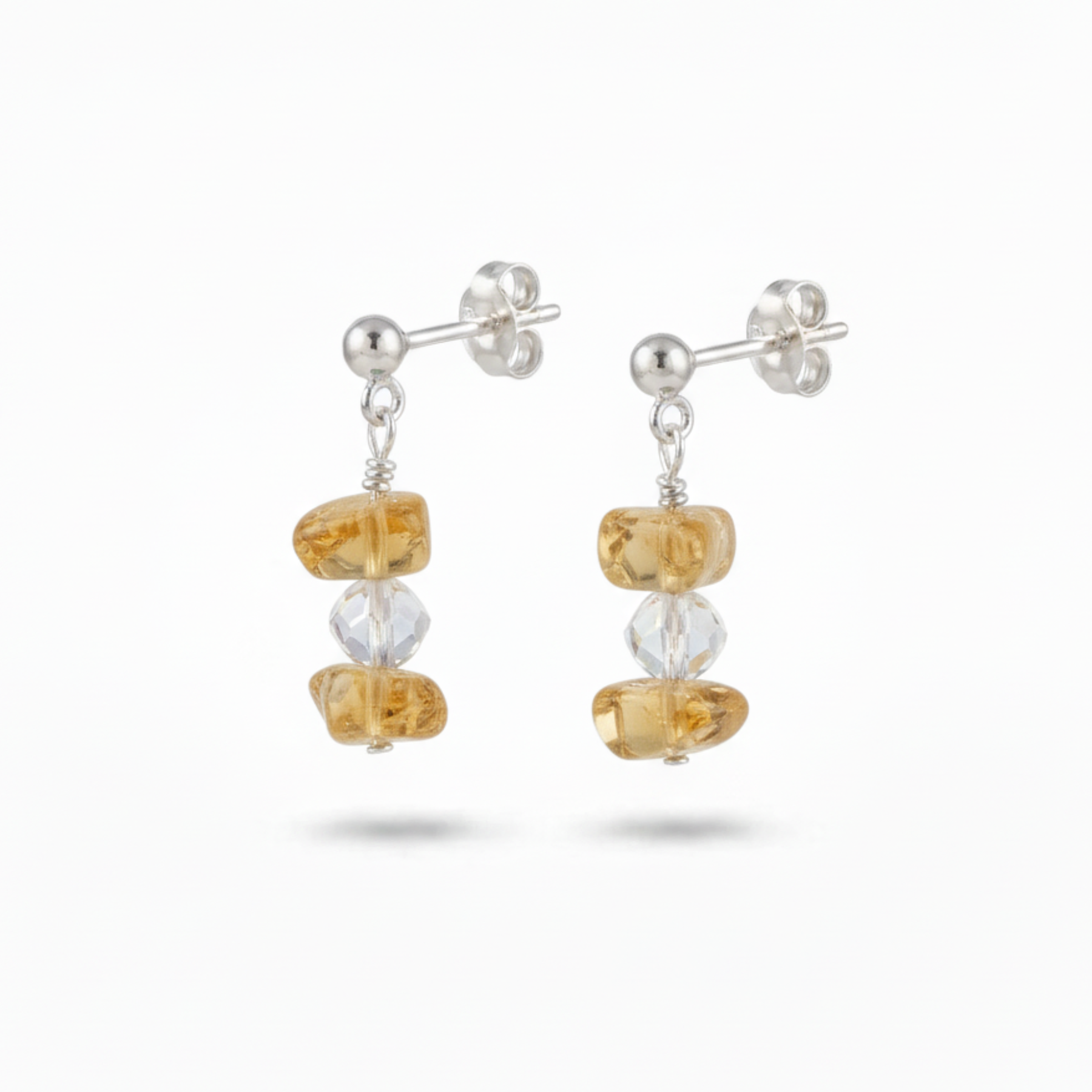 Citrine Bracelet and Earring Set