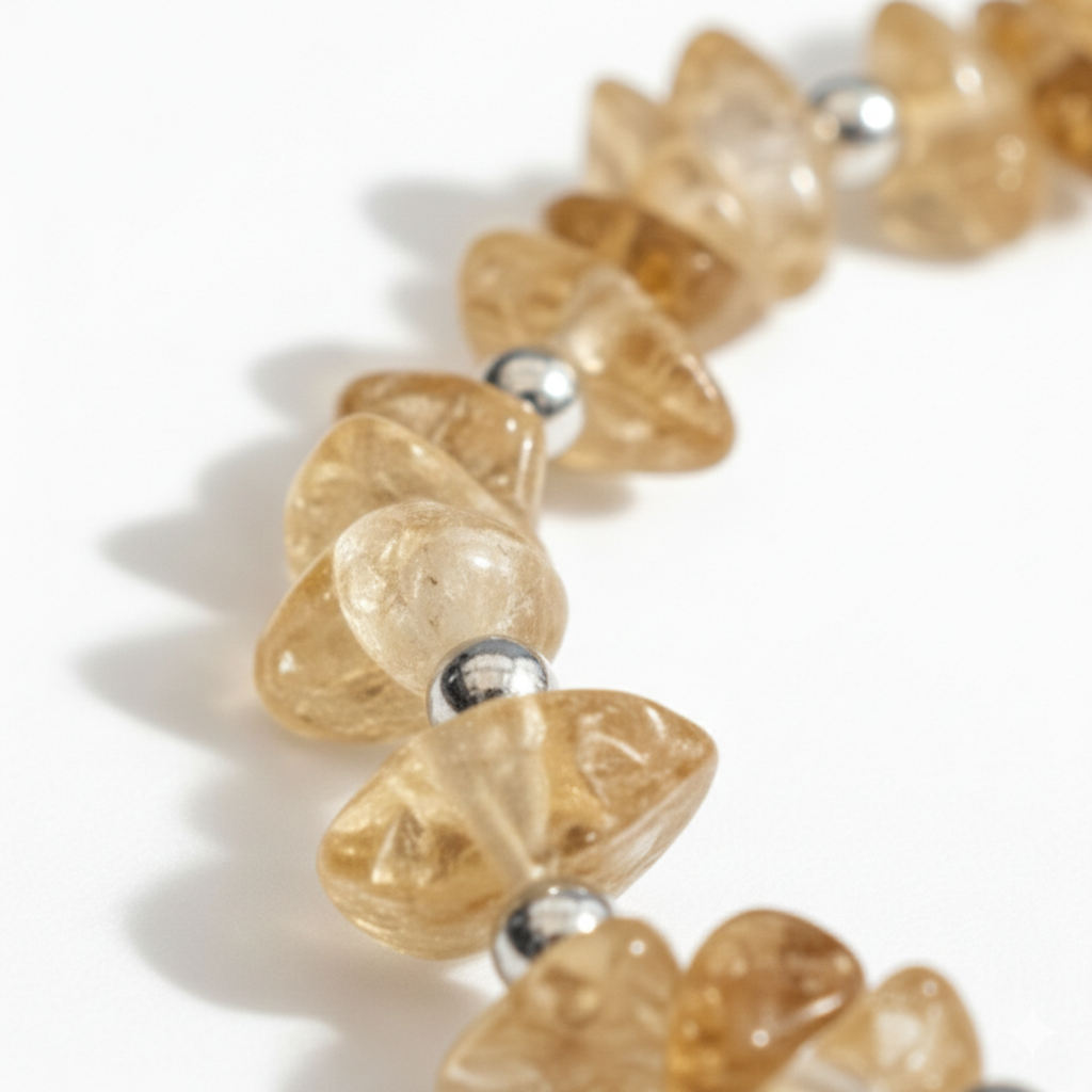Citrine Bracelet and Earring Set