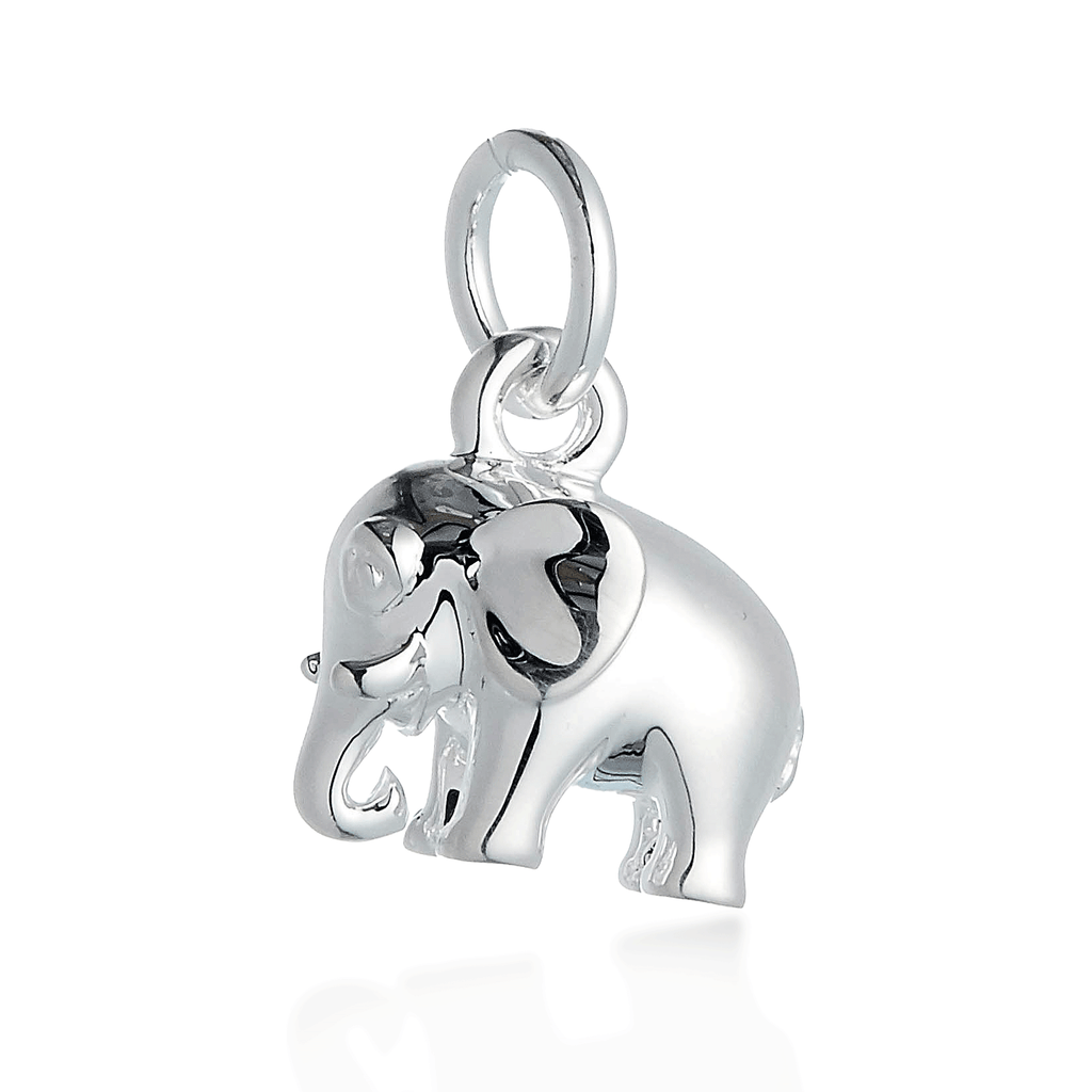 Elephant Silver Charm