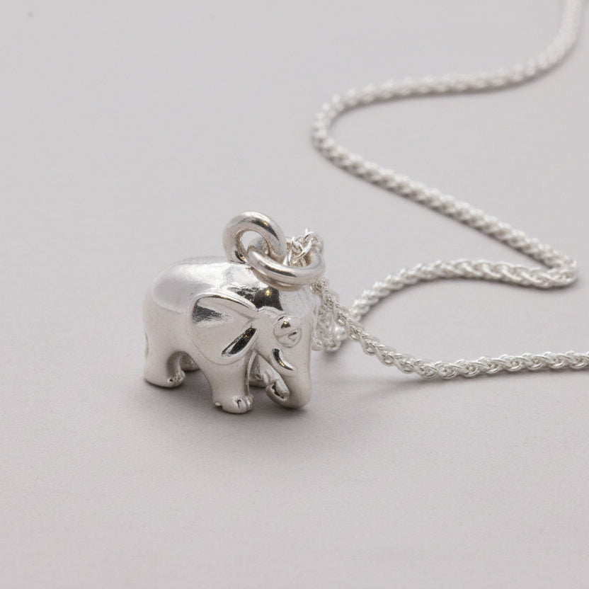 Elephant Silver Charm