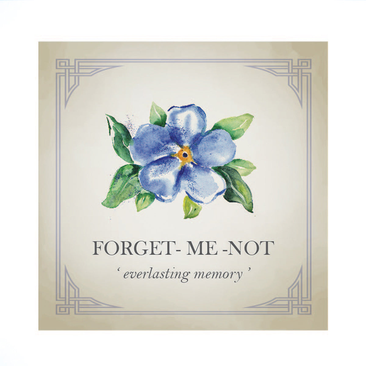 Forget-Me-Not Rose Gold Vermeil Silver Studs