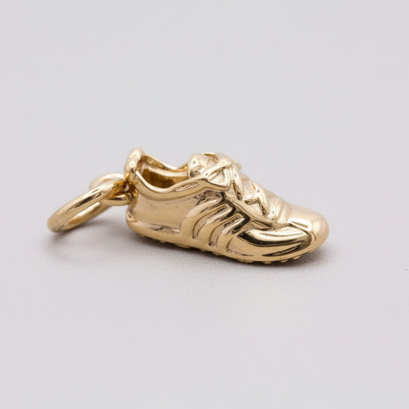Running Shoe Silver Charm