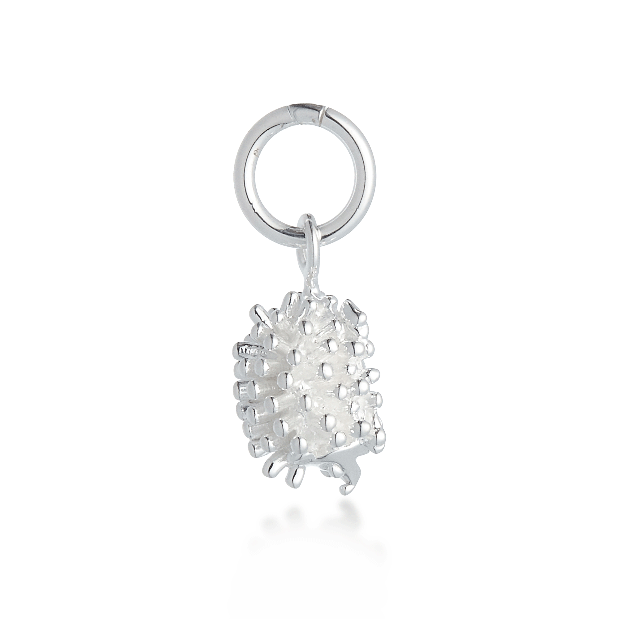 Hedgehog Silver Charm