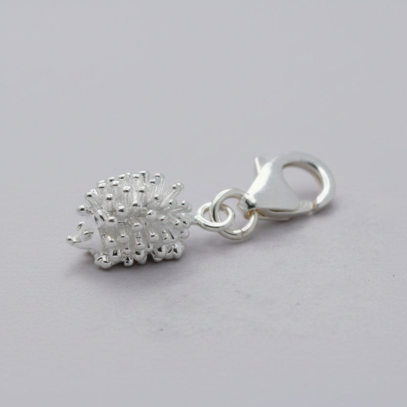 Hedgehog Silver Charm