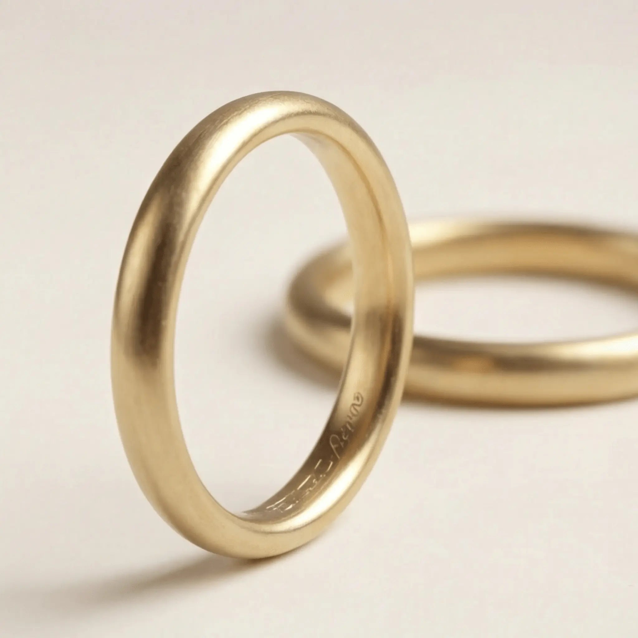 2mm Gold Wedding Band – Classic Elara – 9ct/14ct/18ct Gold