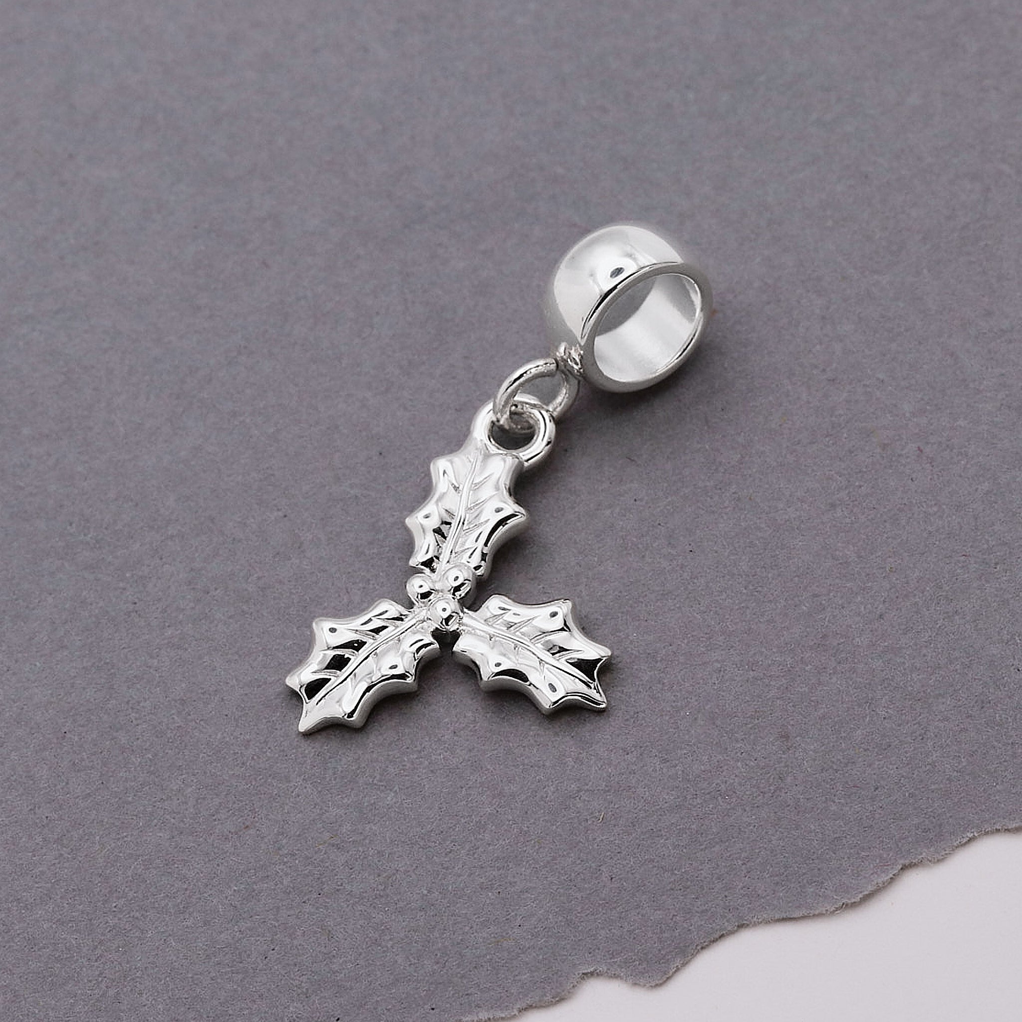 Holly Silver Charm