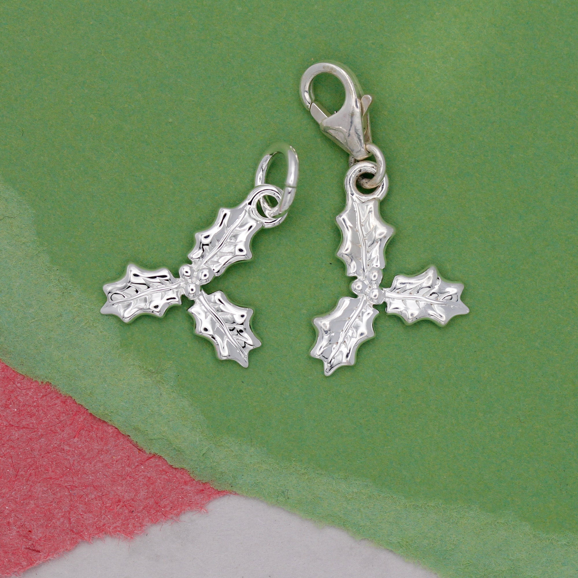 Holly Silver Charm