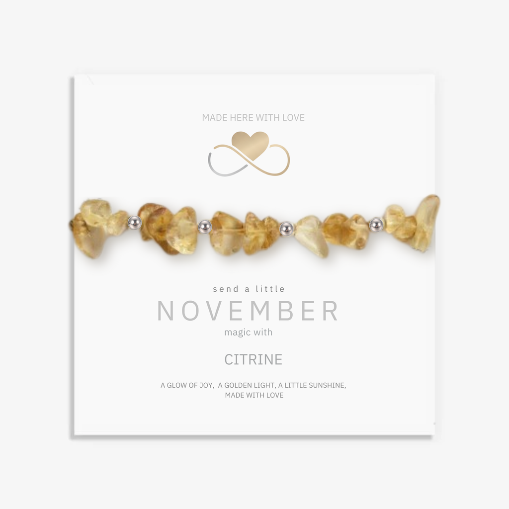 Citrine Bracelet and Earring Set