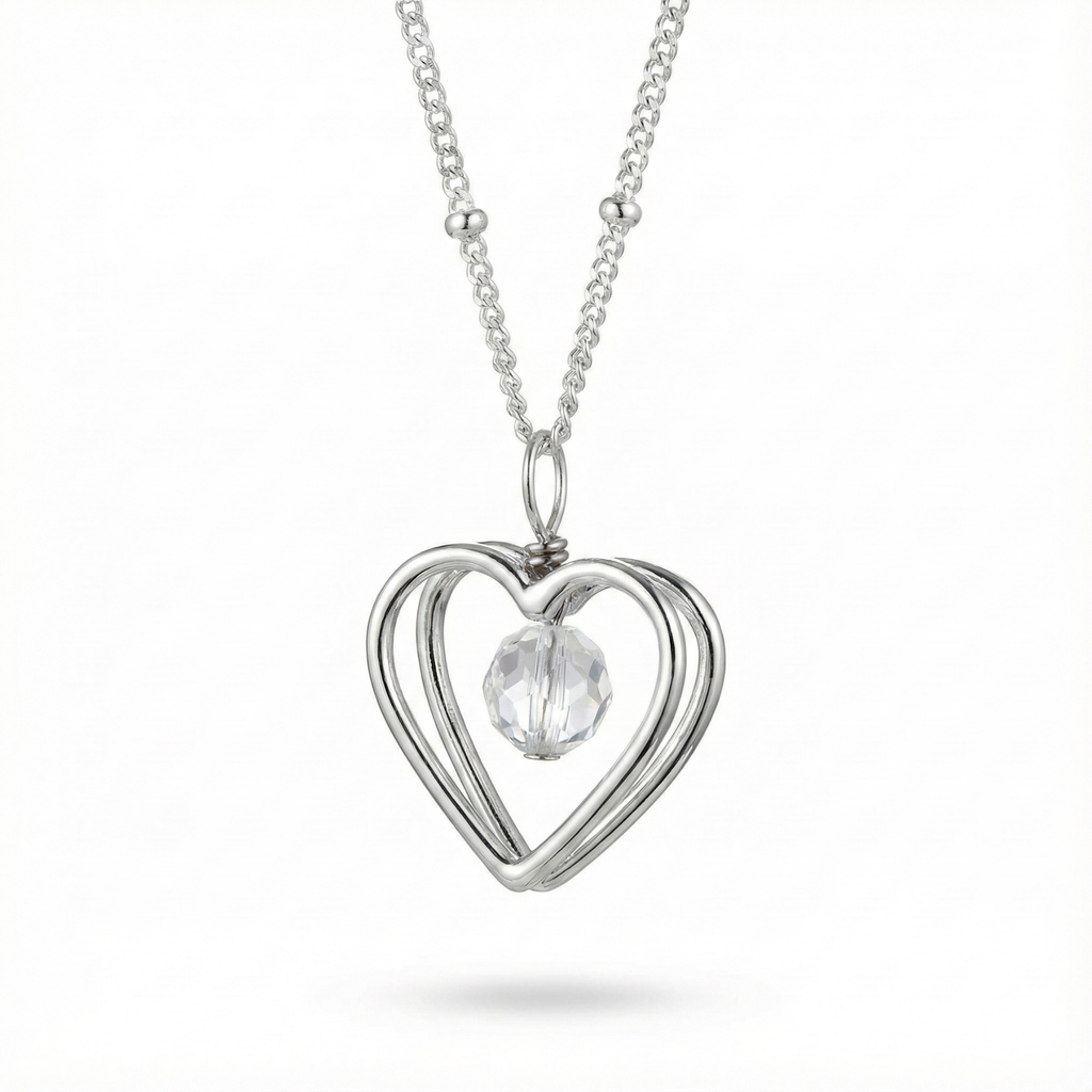 Crystal Heart Necklace