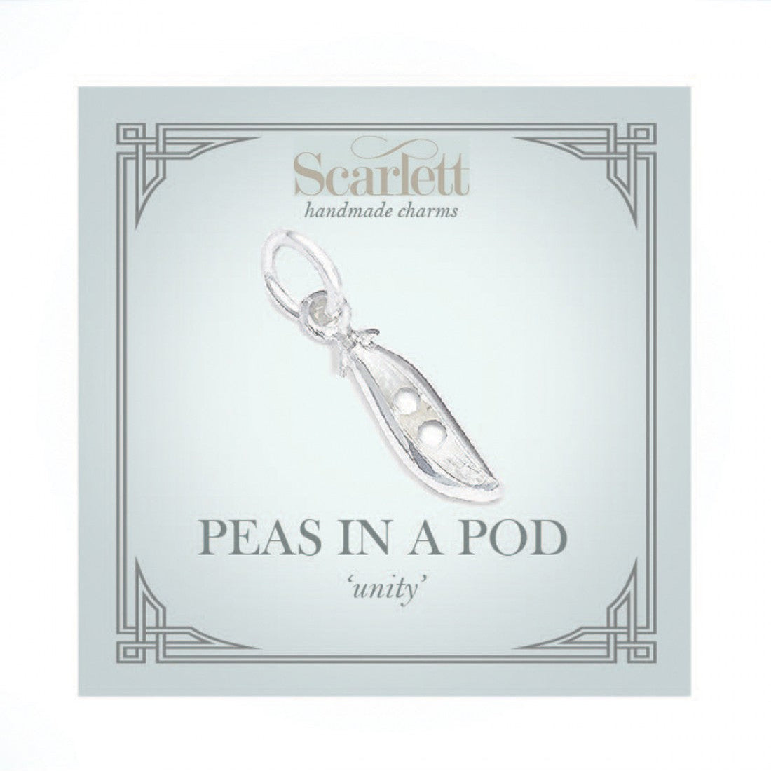 Two Peas In A Pod Silver Charm