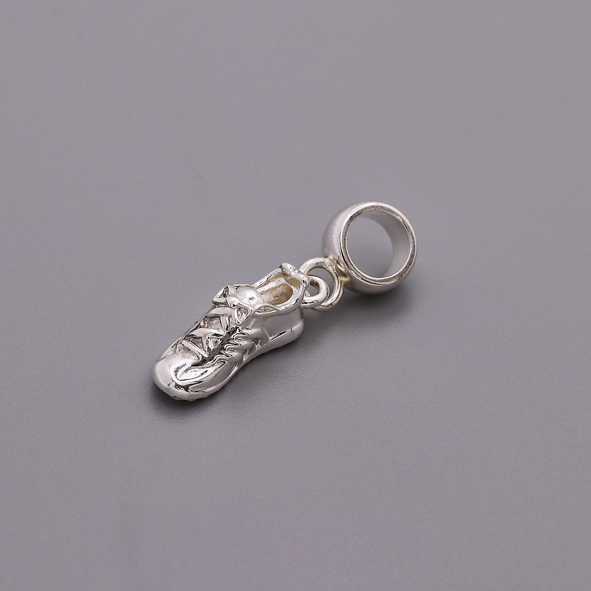 Running Shoe Silver Charm