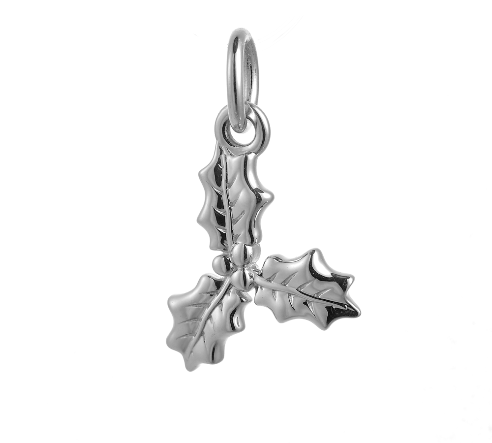 Holly Silver Charm