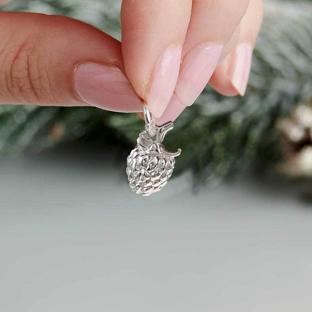 Raspberry Silver Charm