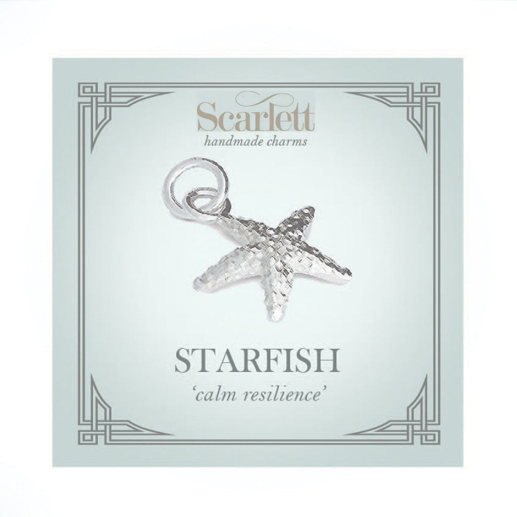 Starfish Silver Charm