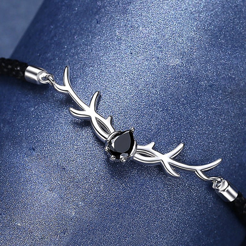 Sterling Silver Reindeer Horns Bracelet
