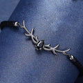 Sterling Silver Reindeer Horns Bracelet